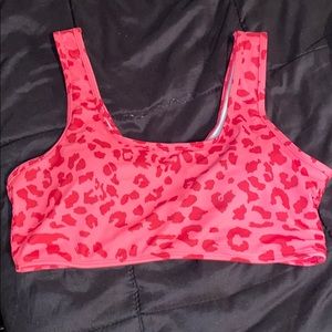Leopard Bathing Suit Top